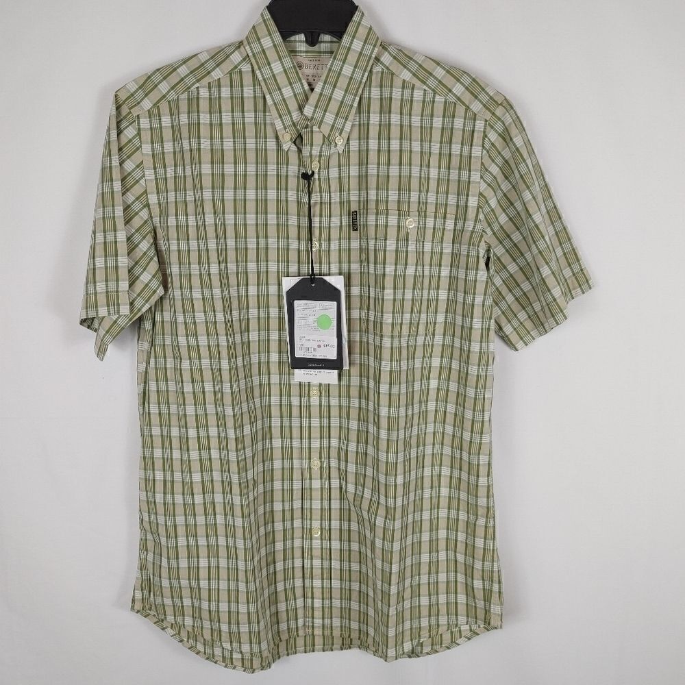 Beretta Drip Dry Shirt Short Sleeve Button Down Me - Picture 3 of 7